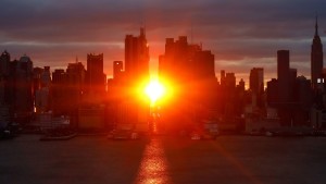 Für Manhattanhenge stehen die New Yorker still