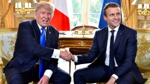 Macron hofft auf Trumps Sinneswandel