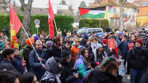 Studenten demonstrieren für „Solidarität mit Palästina“