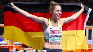 Gina Lückenkemper sprintet zu Silber