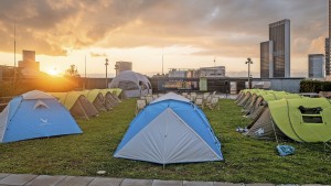 Mit Zelt und Wohnmobil nur ins Frankfurter Umland