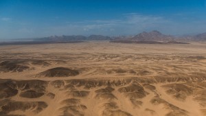 Eine Megastadt im Wüstensand