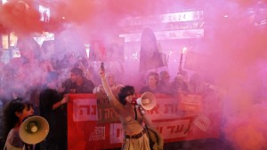 Israelische Demonstranten fordern Waffenstillstand