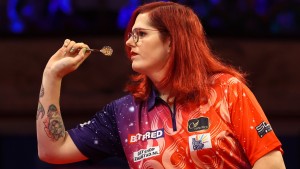 Morddrohungen gegen Darts-Spielerin van Leuven