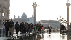 Hochwasser überschwemmt Venedig