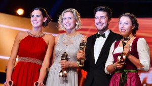 Dahlmeier, Rydzek und die Beach-Ladies