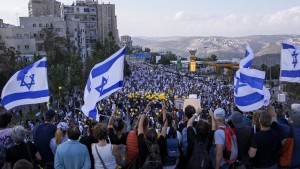 Marsch der Angehörigen erreicht Jerusalem