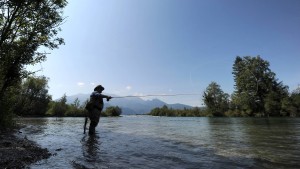 Am Fluss mit Ernstl, Siegi und Kurti