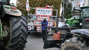 Frankreichs Bauern protestieren gegen Freihandel