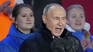 Putin feiert „Heimkehr“ der ukrainischen Gebiete