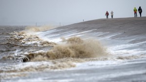 An der Nordseeküste am plattdeutschen Strand