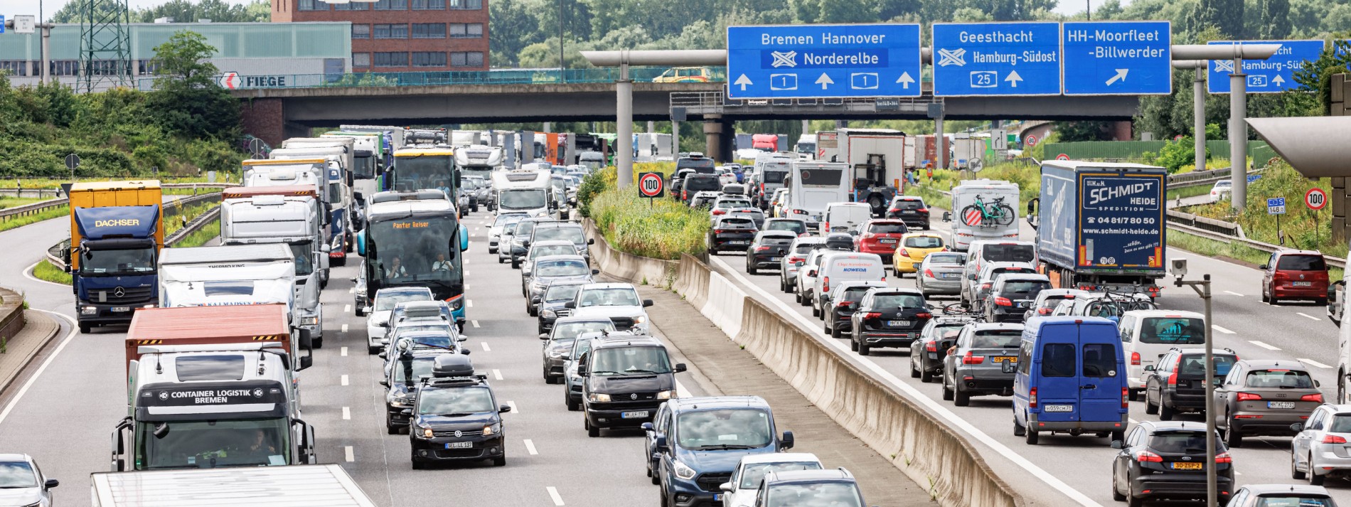 Mehr Staus auf deutschen Autobahnen