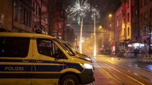 Silvesterfeier unter Polizeischutz