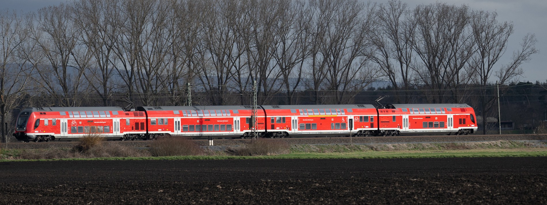 Bahnverkehr auf der Riedbahn wieder angelaufen