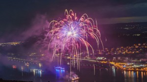 „Rhein in Flammen“ trotzt mit Sicherheitskonzept der Trockenheit