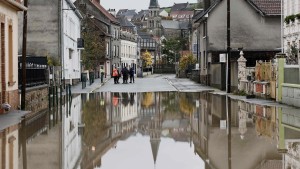 Nordfrankreich unter Wasser