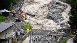 Noch drei Vermisste nach Unwettern in der Schweiz