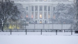 Klirrende Kälte in Washington am Tag der Amtseinführung