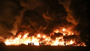 Großbrand in Industriepark in Aserbaidschan