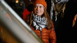 Greta Thunberg nimmt an Pro-Palästina-Demo teil