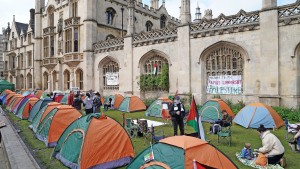 Propalästinensische Proteste erfassen britische Unis