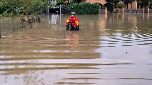 Land unter in Bologna und Umgebung