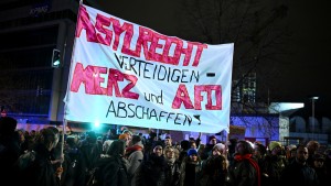 Proteste vor der CDU-Zentrale in Berlin