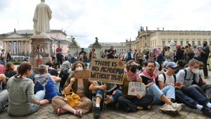 Festnahmen bei pro-palästinensischer Demo an der HU Berlin