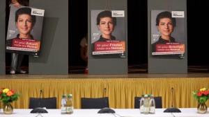 Tunnelblick auf Sahra Wagenknecht