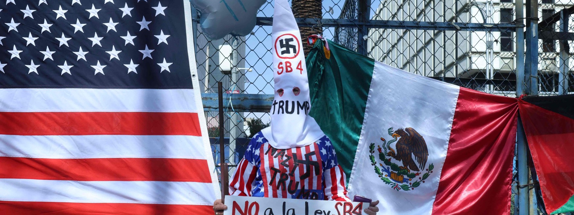 Mexikaner protestieren vor US-Botschaft