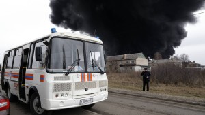 Brand in russischem Öllager