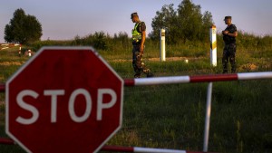 Lettischer Grenzschutz will Grenzübertritte gefilmt haben