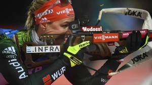 Frühere Langläuferin gewinnt Biathlon-Weltcup