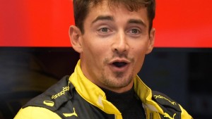 Leclerc heizt die Feierlaune von Ferrari noch an