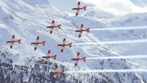 Unfall mit Flugzeug bei der Ski-WM