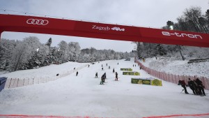 Schwere Verletzung bei Chaos-Slalom in Zagreb