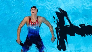 Katie Ledecky in ihrer eigenen Dimension