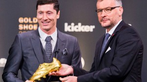 Robert Lewandowski erhält „Goldenen Schuh“