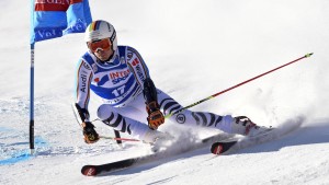 Zwei Widder auf Ski als Brüder im Geiste