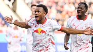 In der Bundesliga läuft es für Leipzig