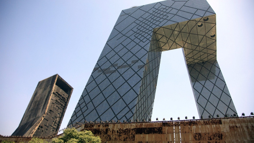 Ein Haus für die Zukunft der Medien in einem Land im Umbruch: CCTV Tower, Peking, von 2008