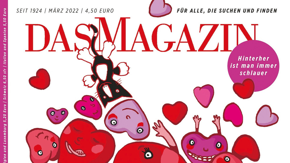 Das aktuelle Titelblatt der Zeitschrift „Das Magazin“.