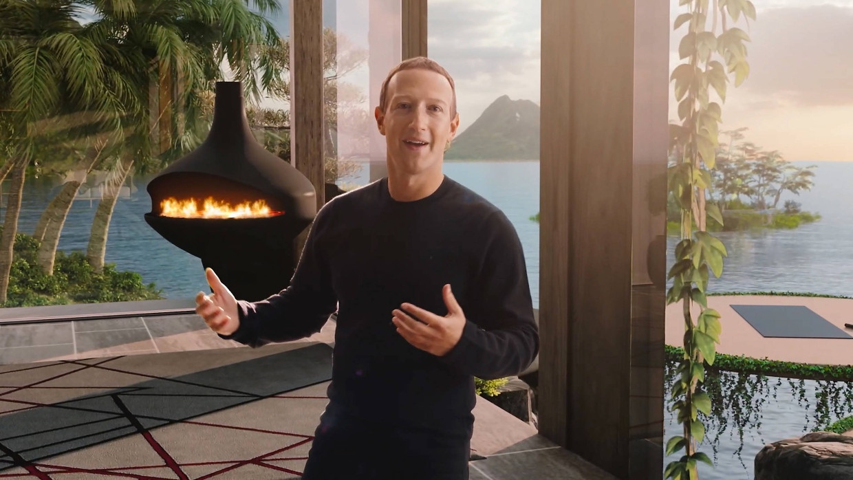 Zuckerberg bei seiner Präsentation „Connect“