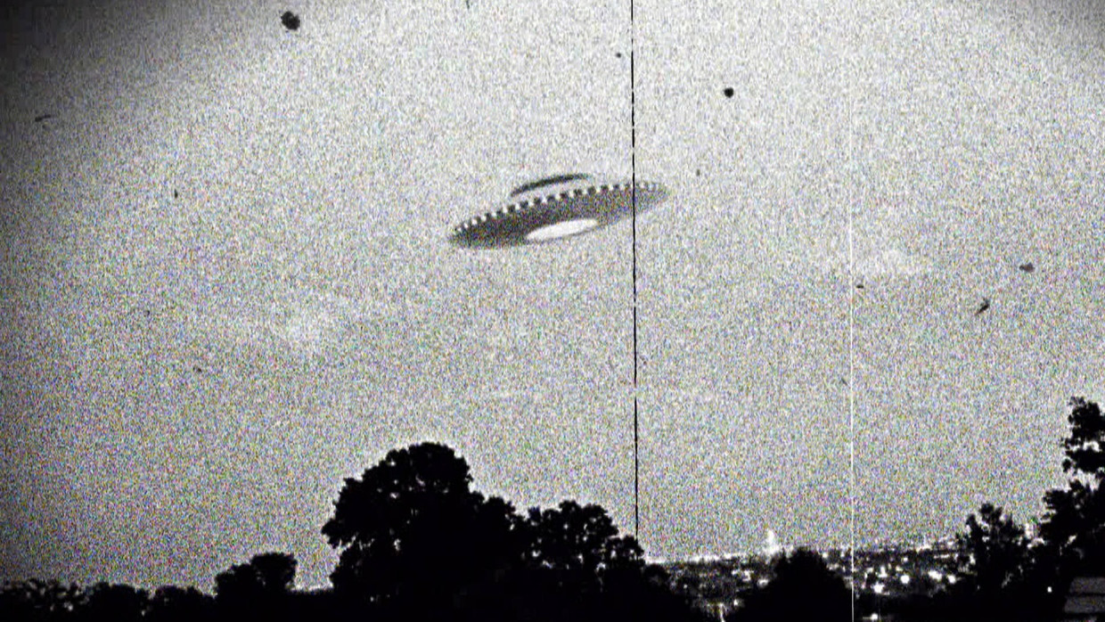 Ufo-Erscheinung über der australischen Stadt Melbourne im Frühjahr 1966.