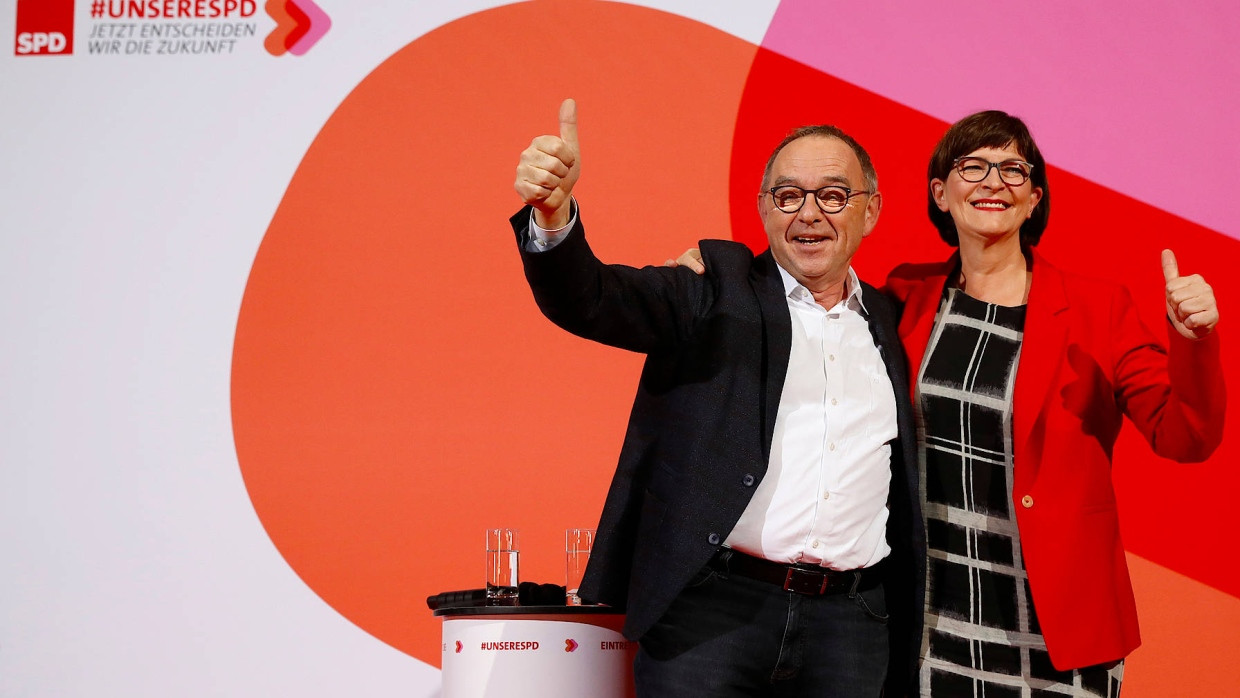 Die neue SPD-Parteispitze: Norbert Walter-Borjans und Saskia Esken