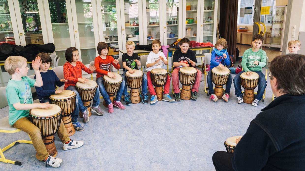 Ein eigener Musikraum ist an vielen Schulen schon Luxus.