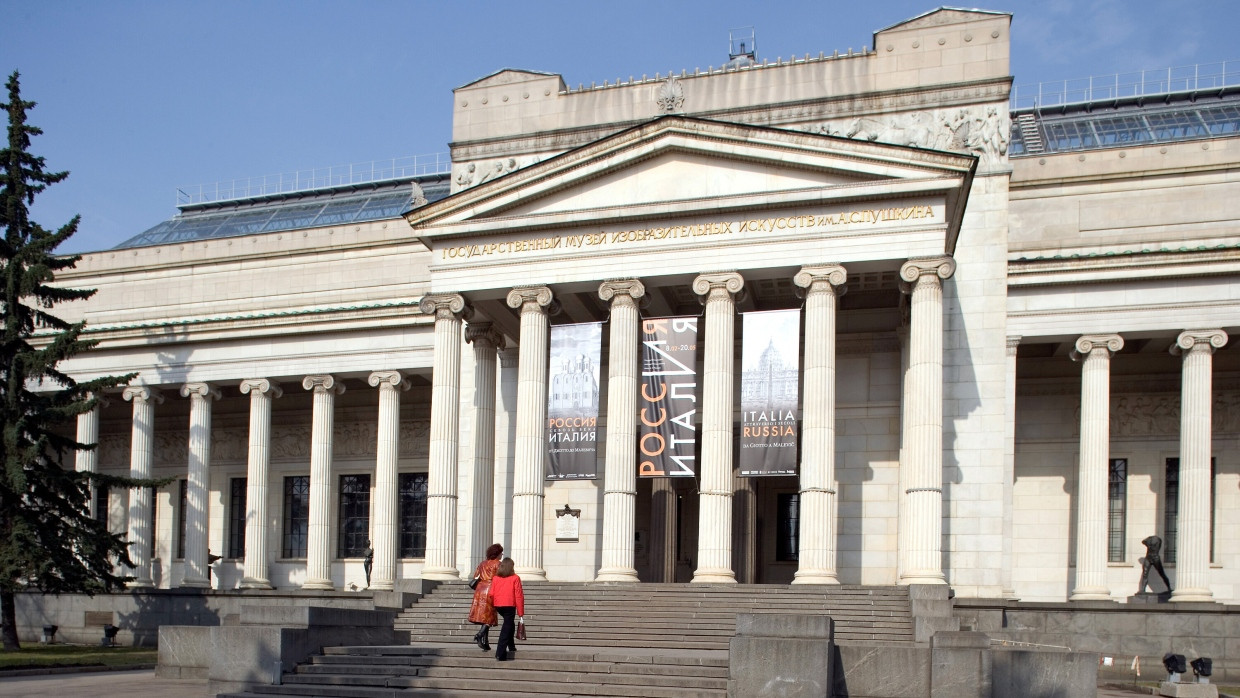 Das Staatliche Museum für Bildende Künste in Moskau: das Puschkin-Museum im jahr 2005