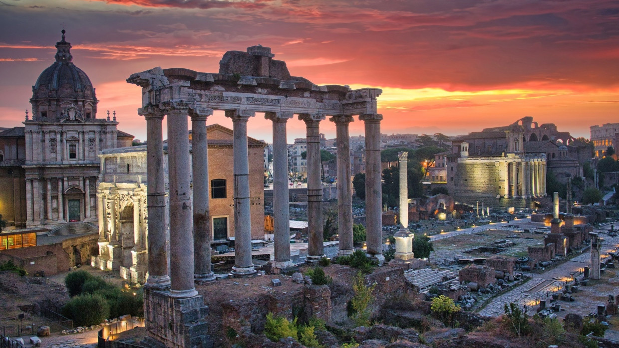 Eine Stadt in Trümmern, und was für welchen: Allein das Forum Romanum zieht jedes Jahr über vier Millionen Besucher an.