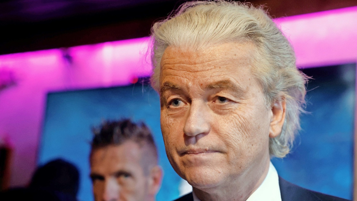 Geert Wilders am 20. Oktober während einer Wahlkampfveranstaltung