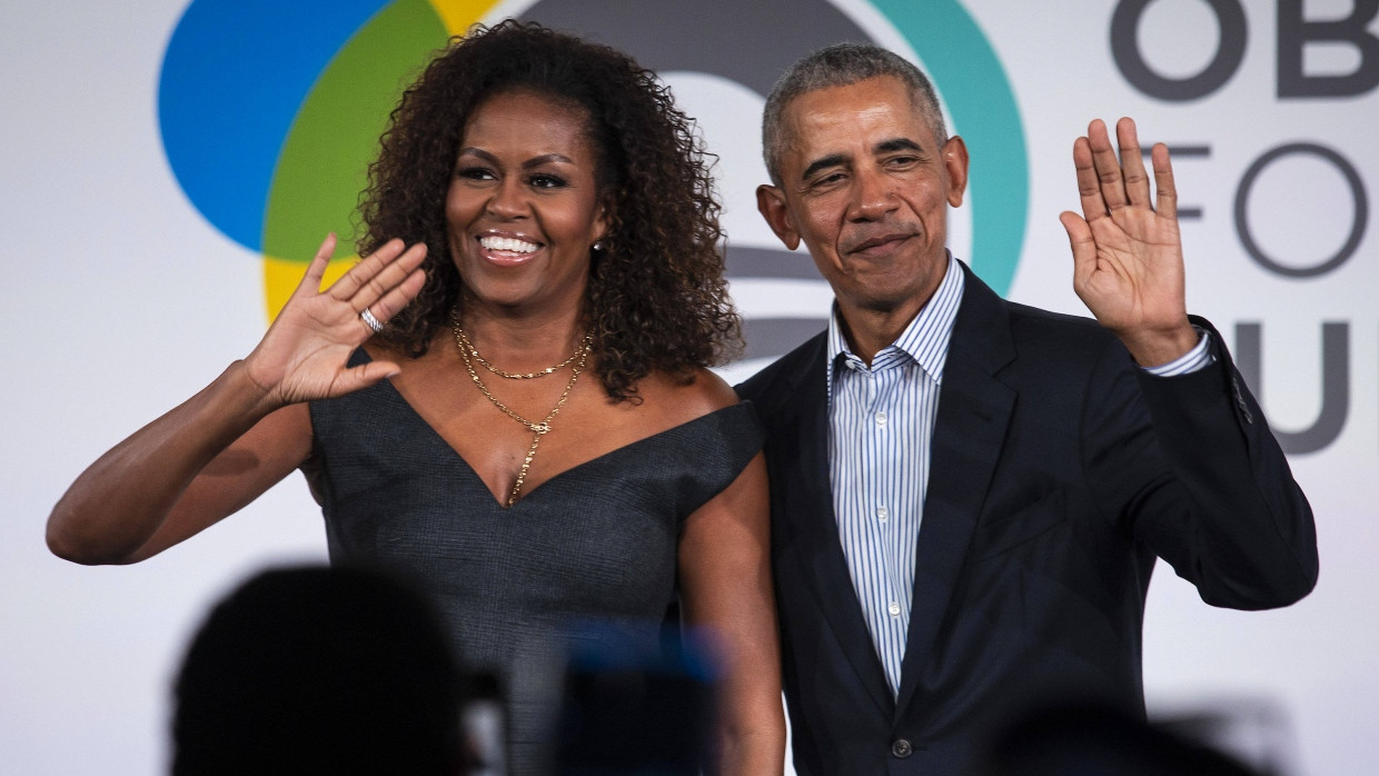 Erfolgspaar: Die Obamas im Oktober in Chicago